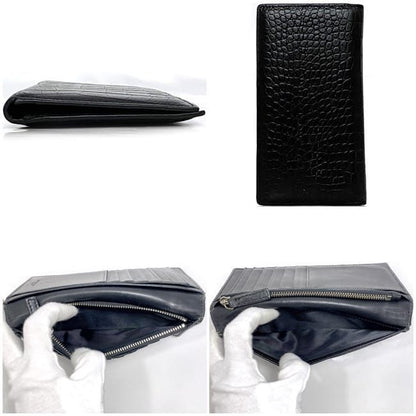 Saint Laurent Folding Long Wallet Ec22840 Black 369303