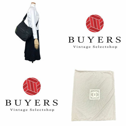 Chanel Sport Line Shoulder Bag Fluorescent Yellow Mesh 9th Rubber Nylon