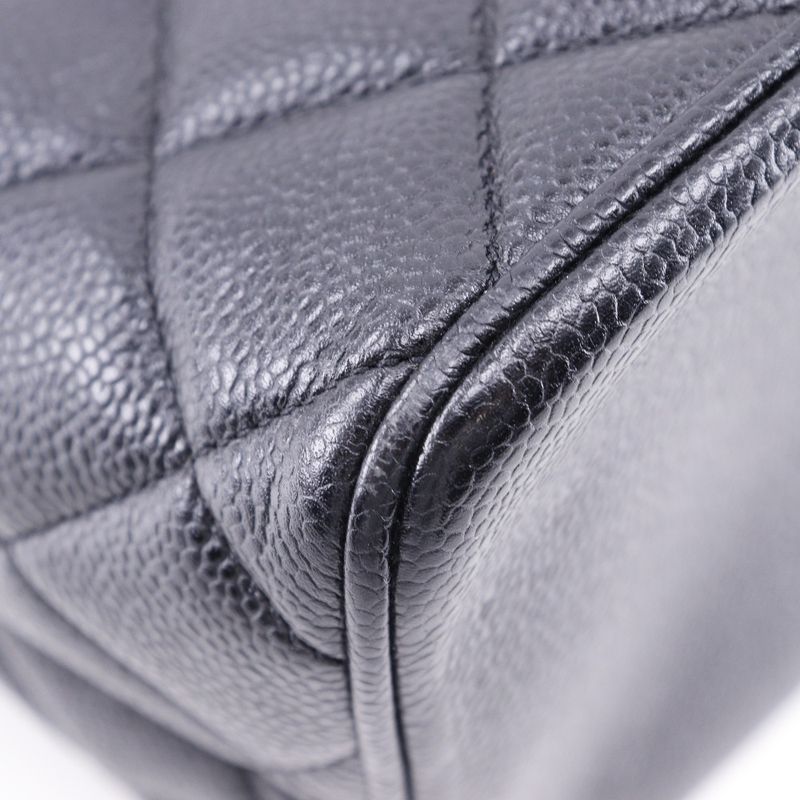Chanel Reproduction Tote Caviar Skin Black Women's Tote Bag