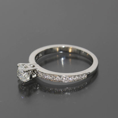 Bvlgari Rome Amor Diamond 0.3 CT Ring No 6 Pt950 Box Gallery E1366