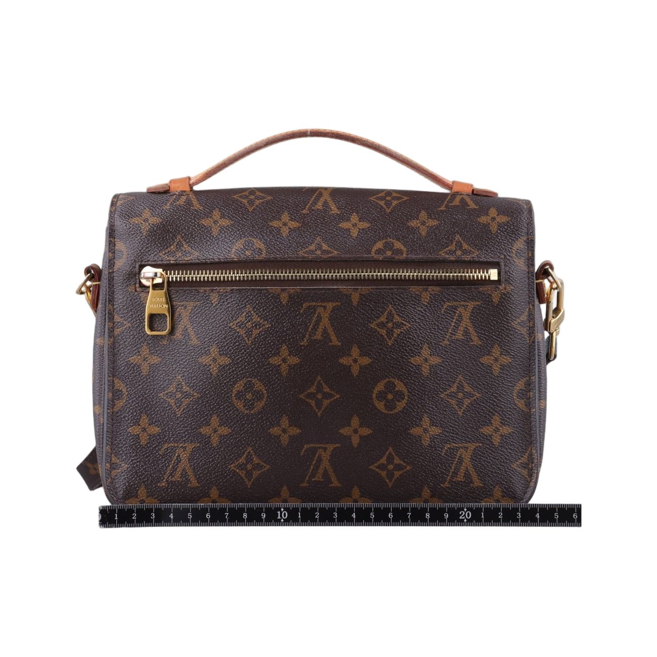 Louis Vuitton Pochette Metis MM Monogram Brown Canvas Handbag — view 2