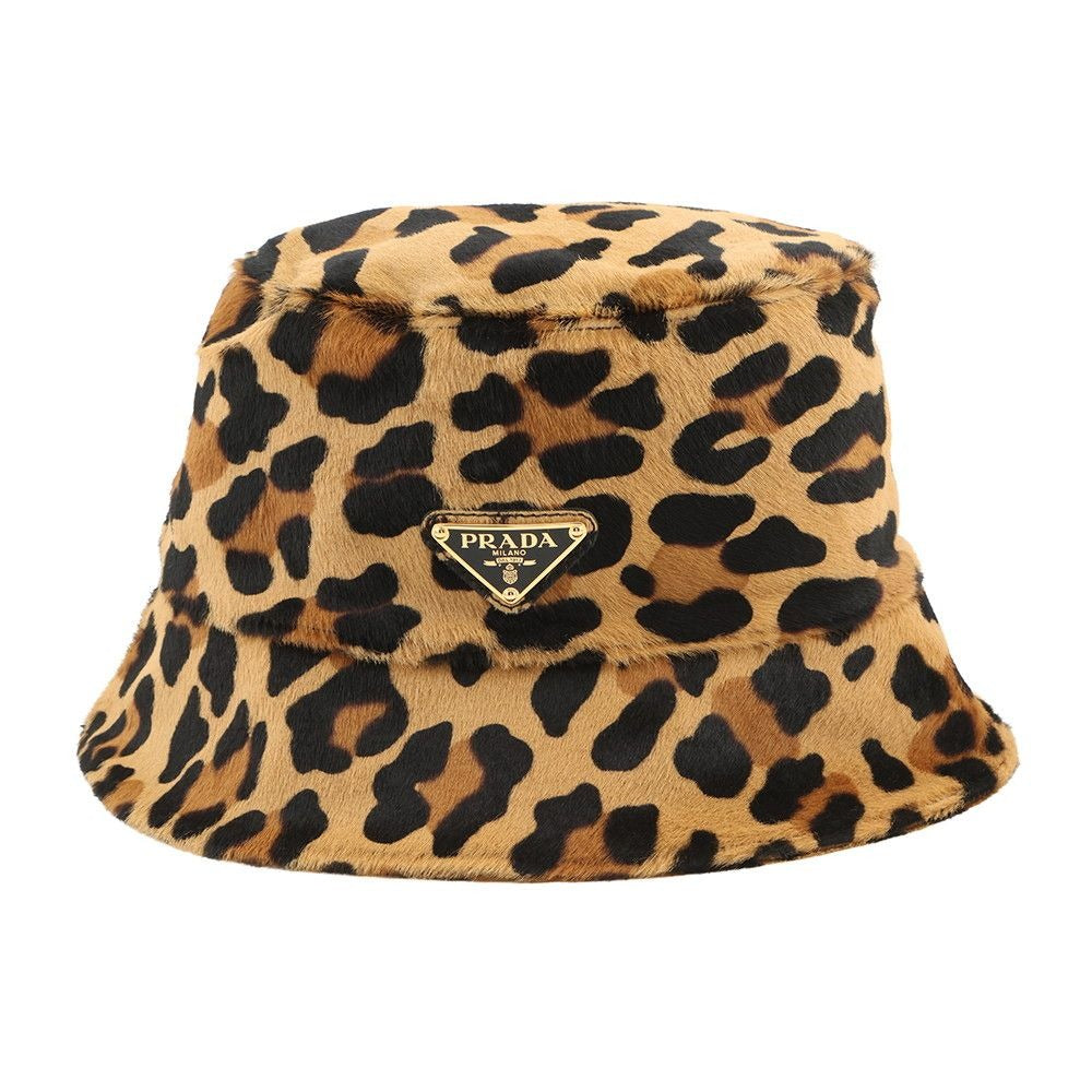 Prada Hat Leopard Print Halaco S Bucket