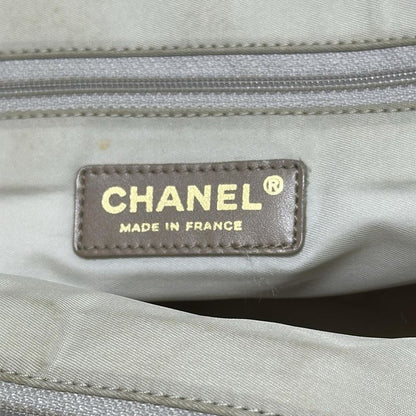 Chanel New Travel Line Tote MM A15991 Beige Leather