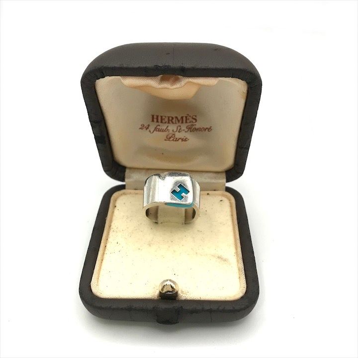 Hermes Candy Ring Blue