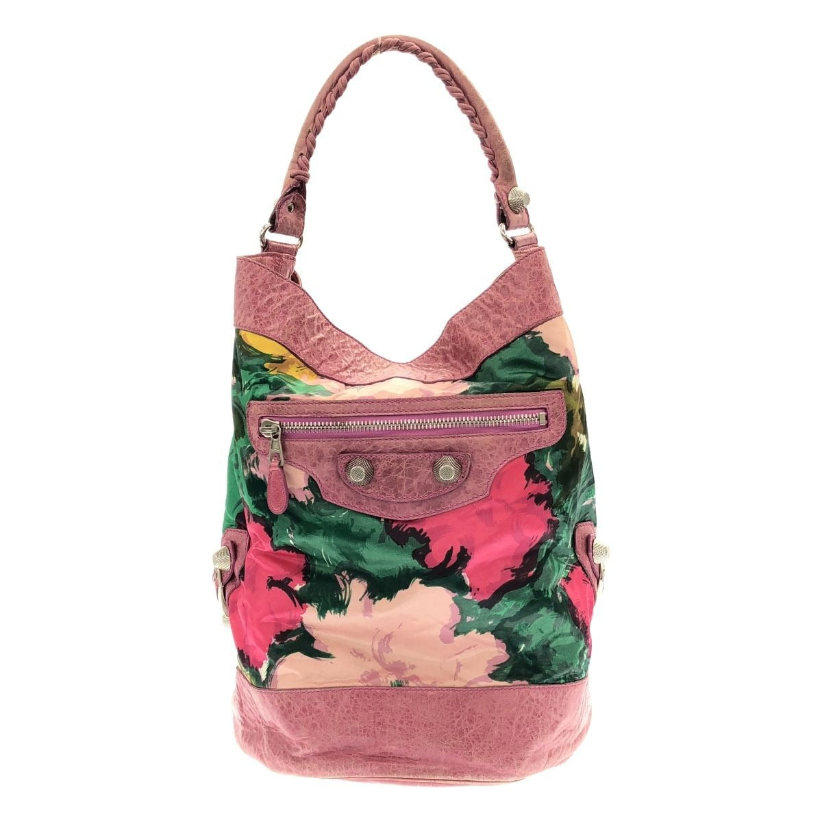 Balenciaga Giant 21 Bucket Bag Floral Pink