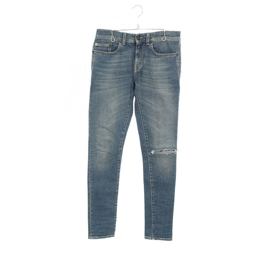 Saint Laurent Paris Denim Pants Cotton