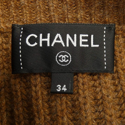 Chanel Cardigan Cashmere Brown Sheer — view 5