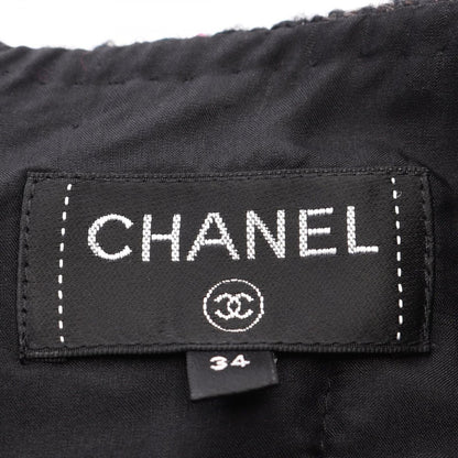 Chanel Skirt CC Logo Button Wool — view 3