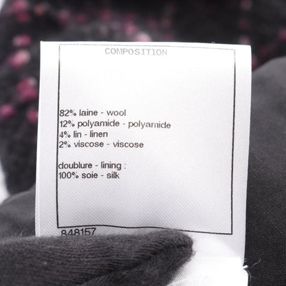 Chanel Skirt CC Logo Button Wool — view 4