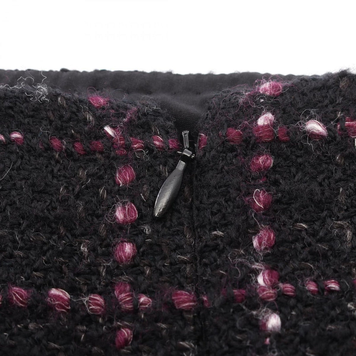 Chanel Skirt CC Logo Button Wool — view 6