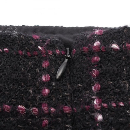 Chanel Skirt CC Logo Button Wool — view 6