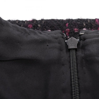Chanel Skirt CC Logo Button Wool — view 7