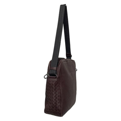Bottega Veneta Shoulder Bag - Dark Brown Leather