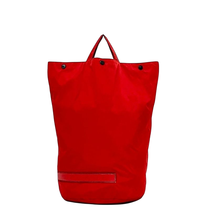 Prada Drawstring Bag Red Prada Sport Excellent Condition Nylon Preowned Prada