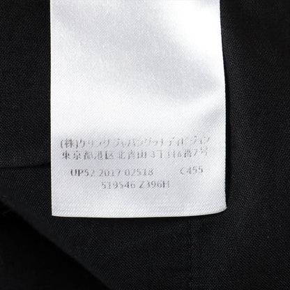 Gucci '17 Cotton Pants Men's 50 519546 Black Made In Italy