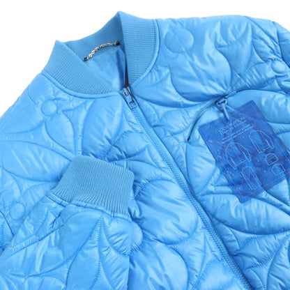 Louis Vuitton 22SS Hlb51e Monogram Flower Quilted Jacket Blouson Blue 48 Made