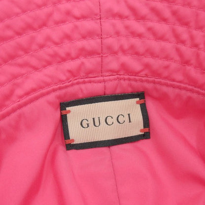 Unused With Tags Gucci 2023item 729470 Brella Cloche GG Metal Nylon Bucket Hat