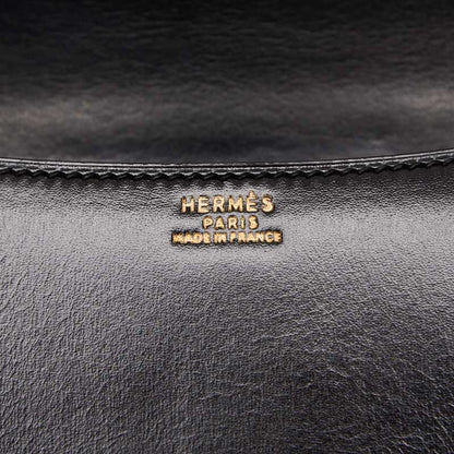 Hermes Constance 23 Shoulder Bag Box Calf Black With Gold Hardware Shoulder Bag