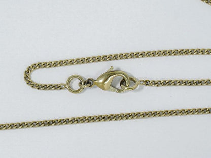 Authentic Chanel Coco Mark Ribbon Motif Rhinestone Necklace Pendant GP Gold