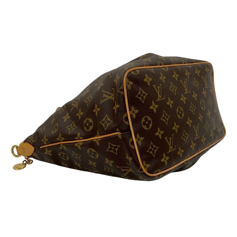 Louis Vuitton Palermo PM Monogram Leather 2-Way Handbag Shoulder Bag Brown 34145