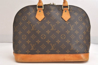 Louis Vuitton Monogram Alma Handbag Wallet M51130 LV 3220n