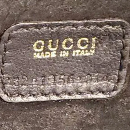 Gucci GG Horsebit Mini Bag Vanity Cosmetic Pouch Case Leather Black