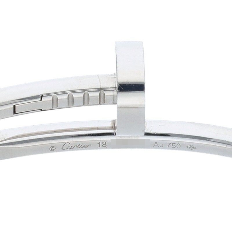 Cartier New Shape Juste UN CLOU Bracelet 18kwgbracelet Mens 18