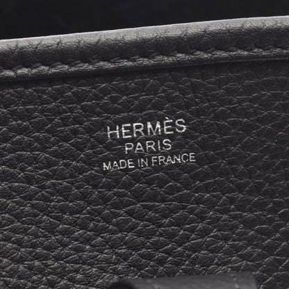 Hermes Shoulder Bag Evelyne 3 Trois PM Black Leather — view 4
