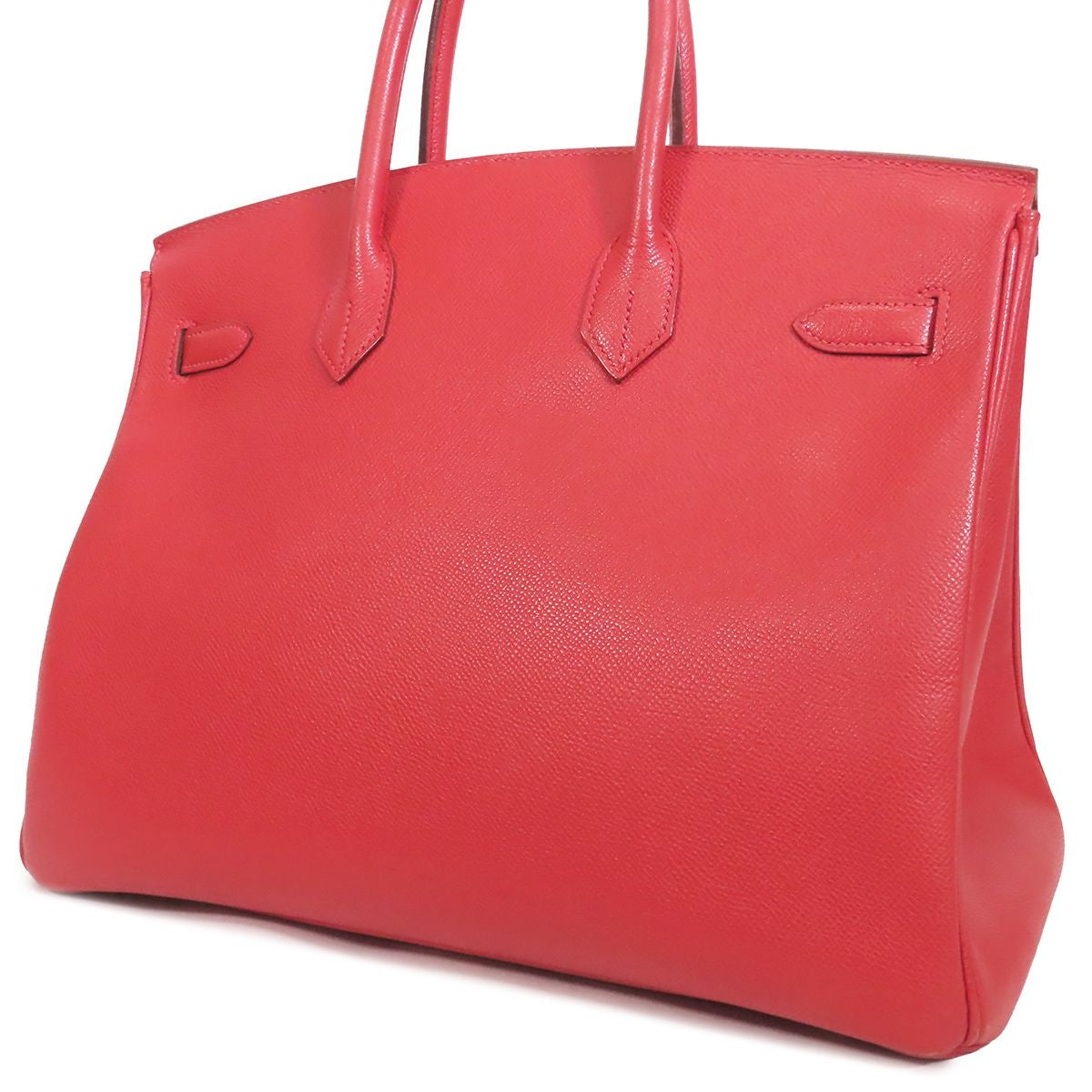 Hermes Birkin 35 Rouge Vif Gold Epsom Handbag — view 2