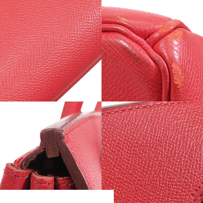 Hermes Birkin 35 Rouge Vif Gold Epsom Handbag — view 6