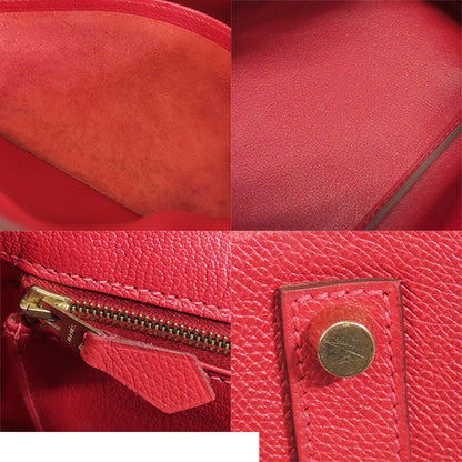 Hermes Birkin 35 Rouge Vif Gold Epsom Handbag — view 8