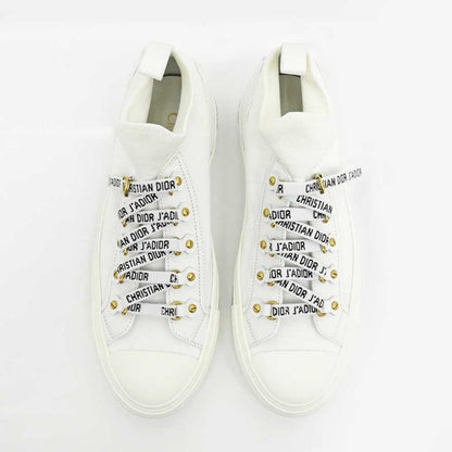 Dior Sneakers - Walk'n Dior White Size 38 Lace Logo Women's Shoes