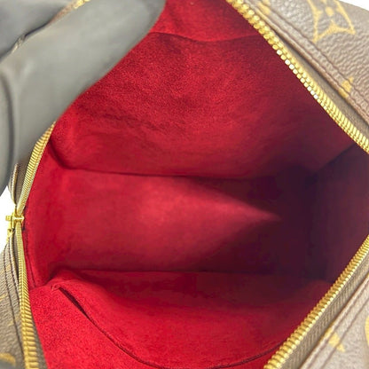 Louis Vuitton Vintage Excentri Cite Monogram Leather Mini Boston Bag Brown — view 9