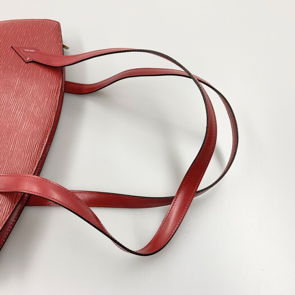 Louis Vuitton Epi Saint-Jacques Shopping Shoulder Bag M52277 Red