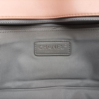 Chanel Galusha Stingray Medium Boy Flap Pink And Beigeleather A6706416404982