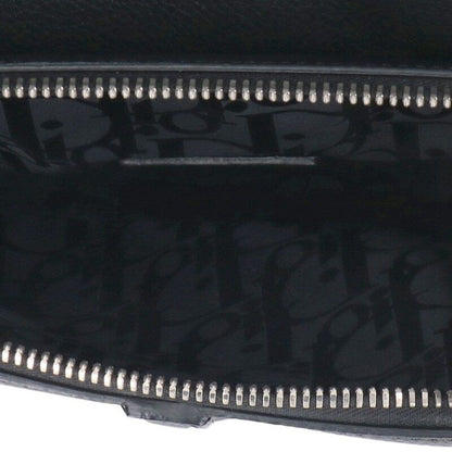 Dior Saddle Floral Logo Leather Saddle Waist Bag Men's