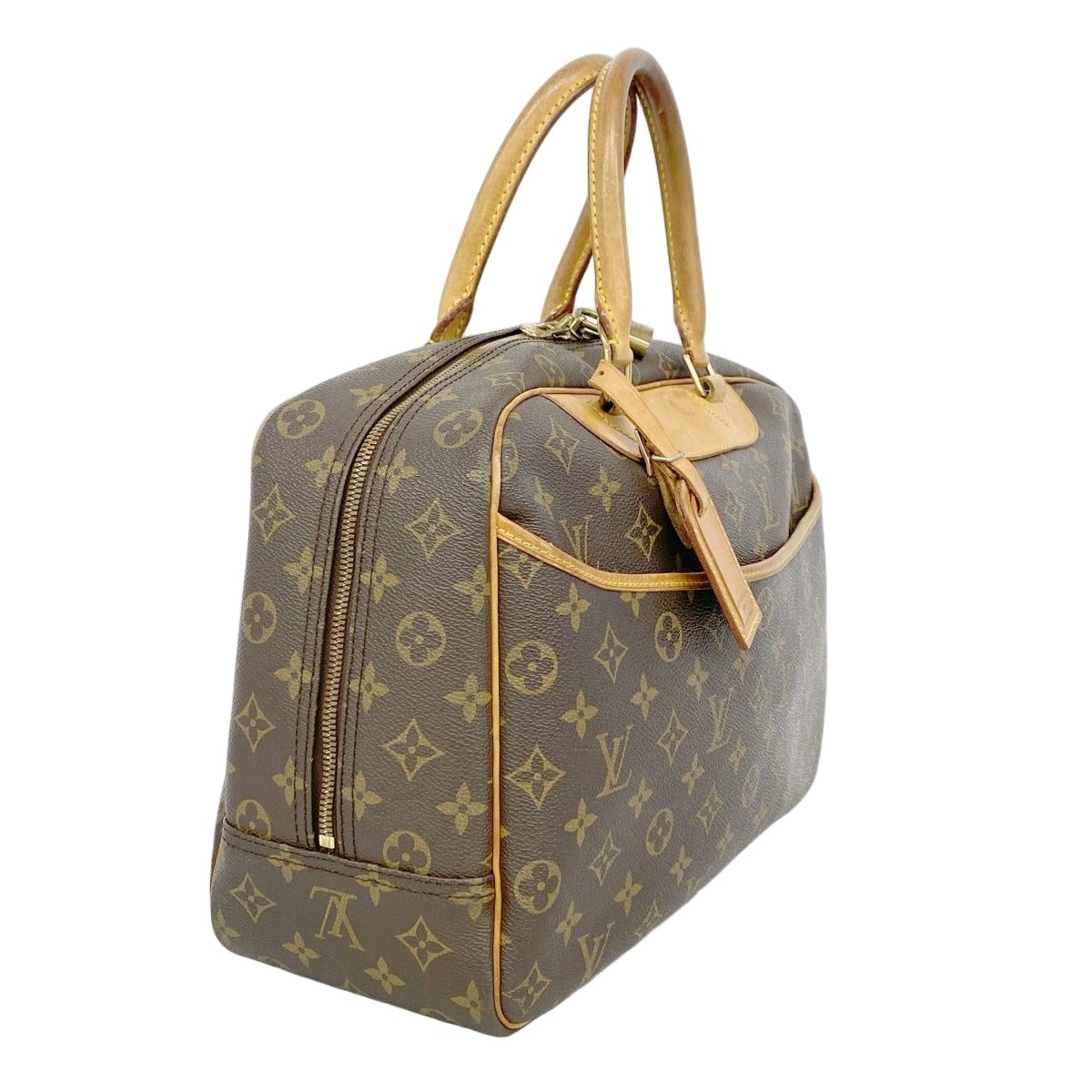 Louis Vuitton Handbag Monogram Deauville Brown — view 2
