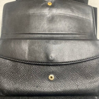 Chanel CC Classic Timeless Caviar Flap Wallet on Chain Purse Black Bag