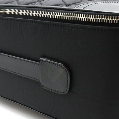Chanel CC Quilted Nylon Luggage Carry-on Trolley Wheels Travel Bag
