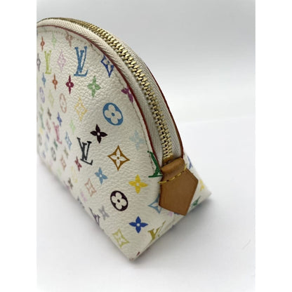 Louis Vuitton Multicolor Cosmetic Vanity Makeup Pochette Pouch Bag Y2