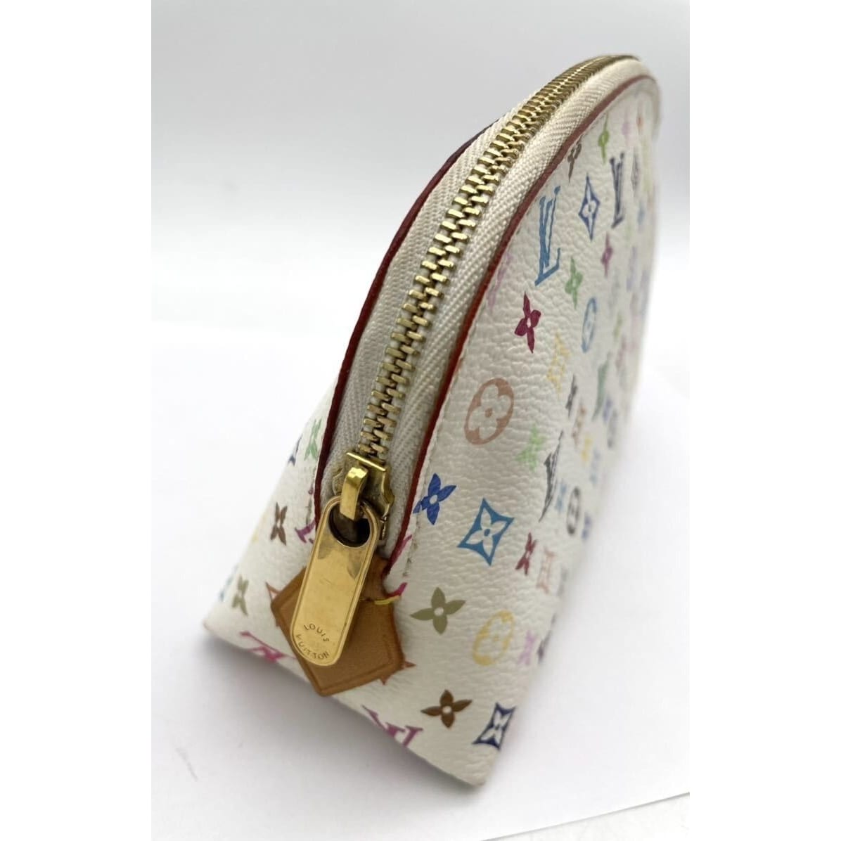 Louis Vuitton Multicolor Cosmetic Vanity Makeup Pochette Pouch Bag Y2