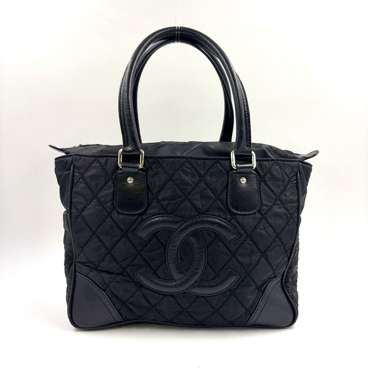 Chanel CC Large Executive Tote Paris New York Calfskin Shoulder Bag