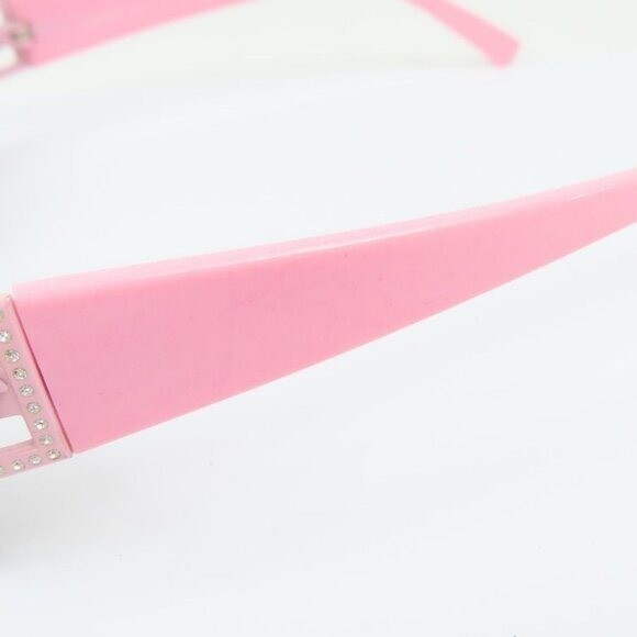 Rare Versace Vintage Medusa Semi Rimless Pink Rose Sunglass Es 90s 2029-B