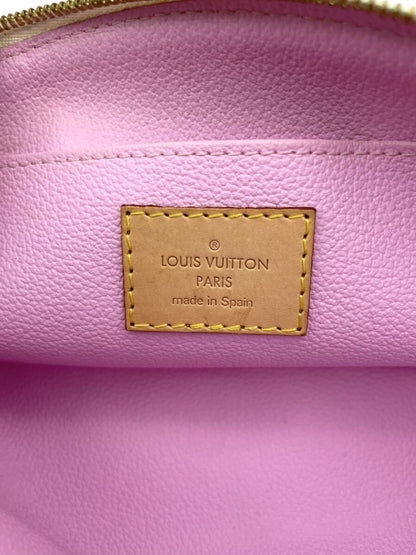 Authentic Louis Vuitton Multicolor Cosmetic Vanity Makeup Pochette Pouch Bag Y2k