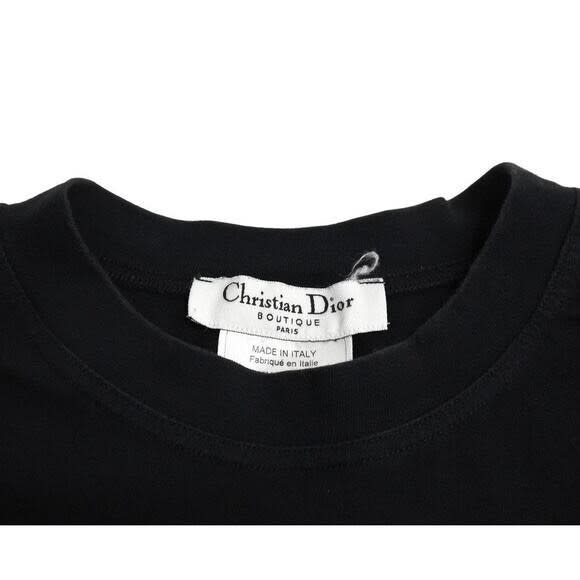 Christian Dior Addict Galliano Short Sleeve Top Shirt Black