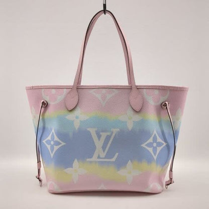 Louis Vuitton Neverfull Monogram Escale MM Tote Shoulder Bag Pastel