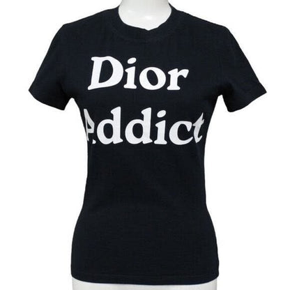 Christian Dior Addict Galliano Short Sleeve Top Shirt Black