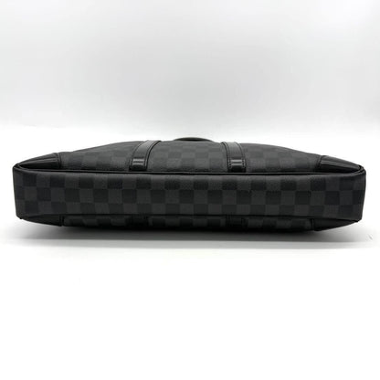 Louis Vuitton Damier Graphite Porto Document Voyage PM Bag Black Mens