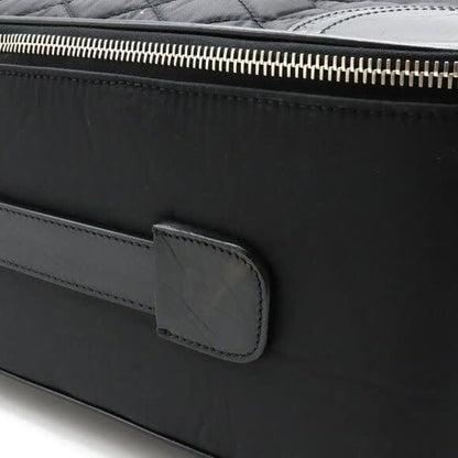 Chanel CC Quilted Nylon Luggage Carry-on Trolley Wheels Travel Bag