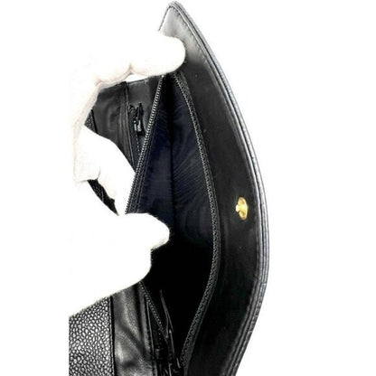Chanel CC Classic Timeless Caviar Flap Wallet on Chain Purse Black Bag